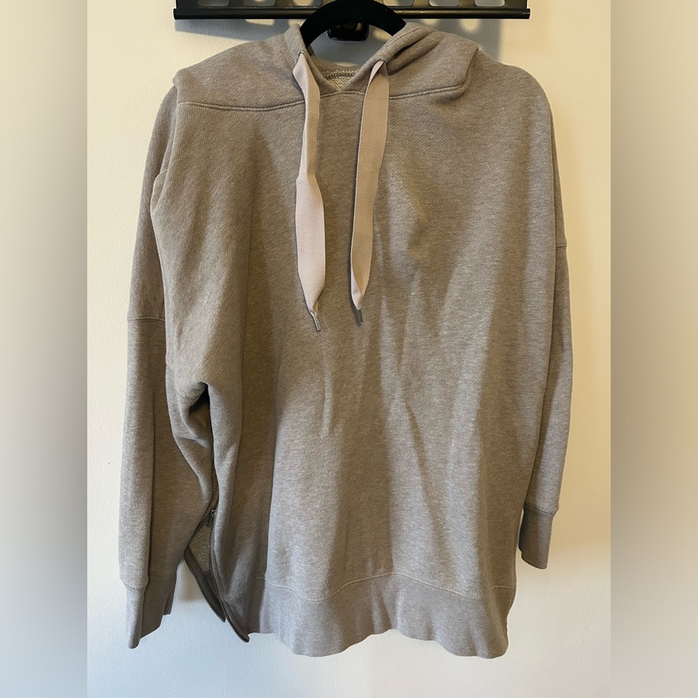 Aerie Hetahered Brown Oversized Hoodie Size Large